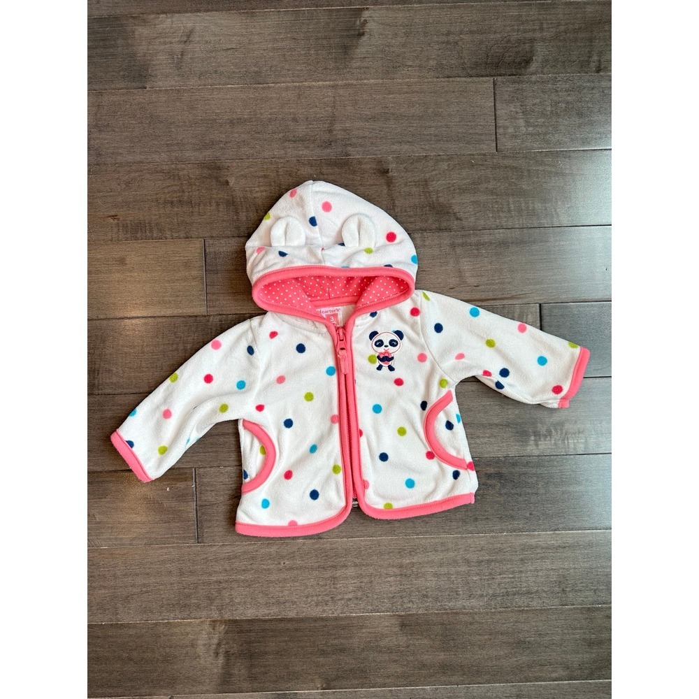 Carters Girls Polka Dot Sweatshirt Size 3 Months‎